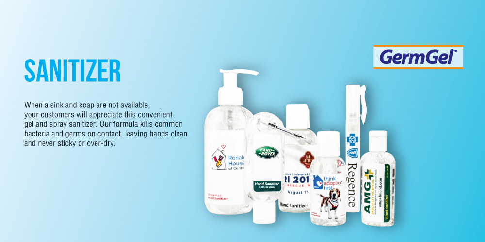 hand sanitizer YMlabs promo promotional