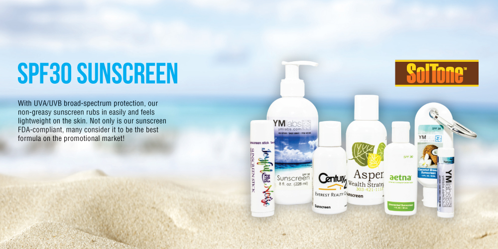 sunscreen spf YMlabs promo promotional