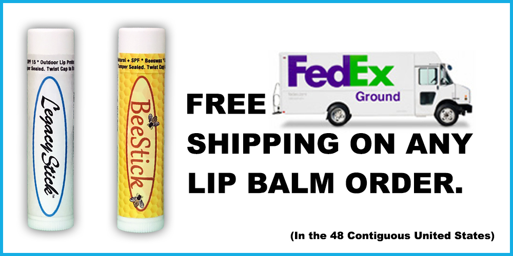 lip balm free ship shipping YMlabs promo promotional chapstick